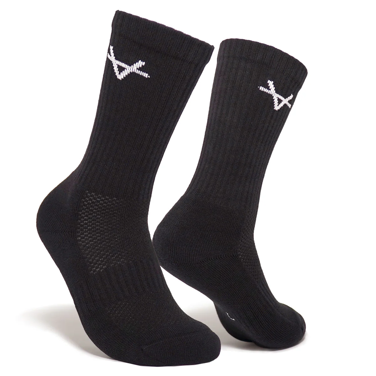 Oxen Crew Socks Blk/Wht JNR