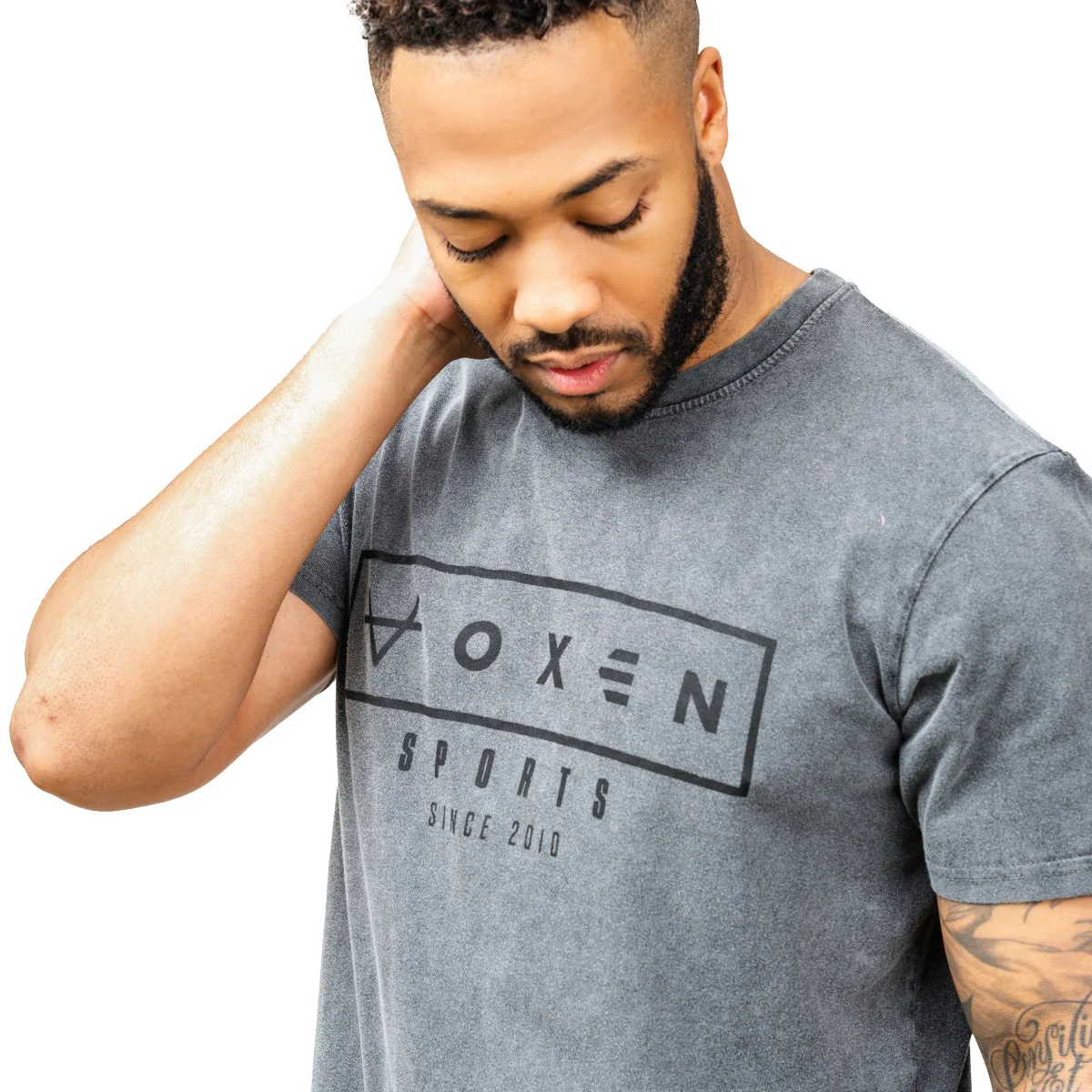 Oxen Est Washed Tee Black - Image 3