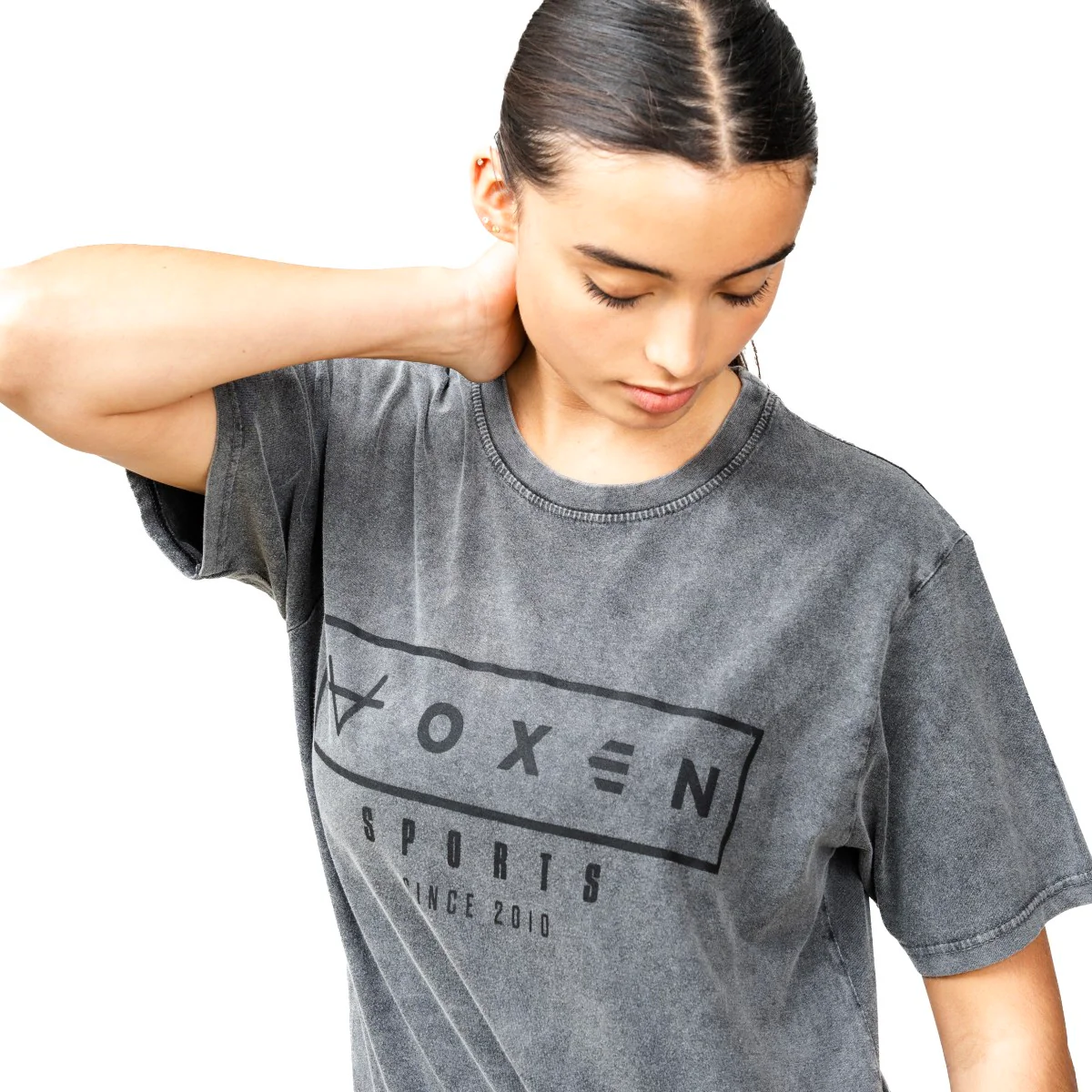 Oxen Est Washed Tee Black - Image 6