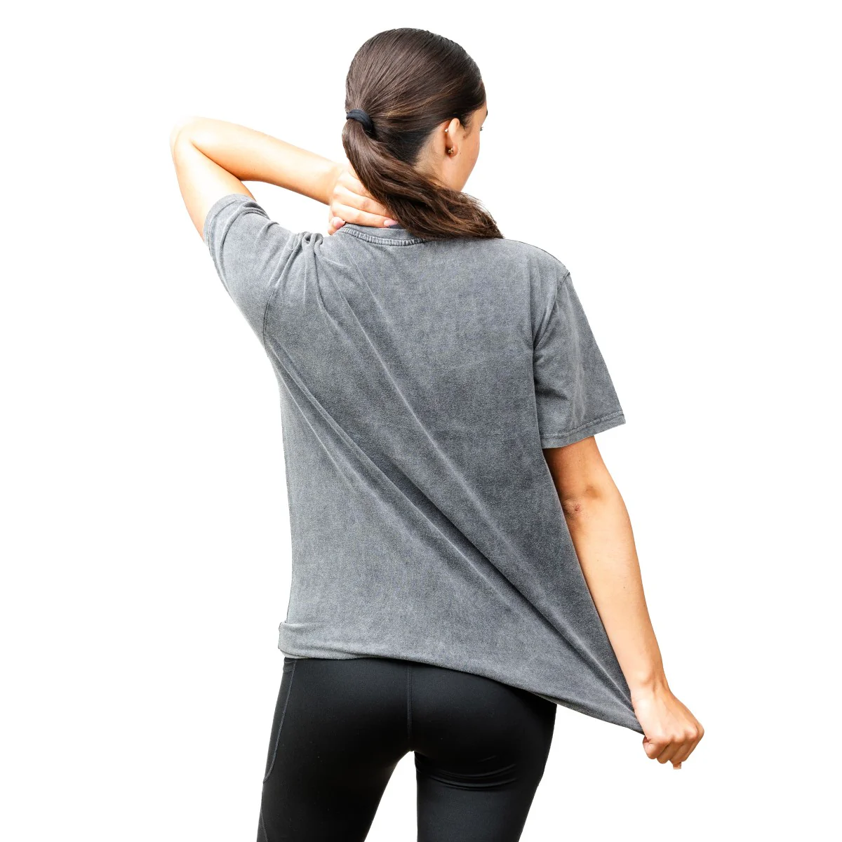 Oxen Est Washed Tee Black - Image 7
