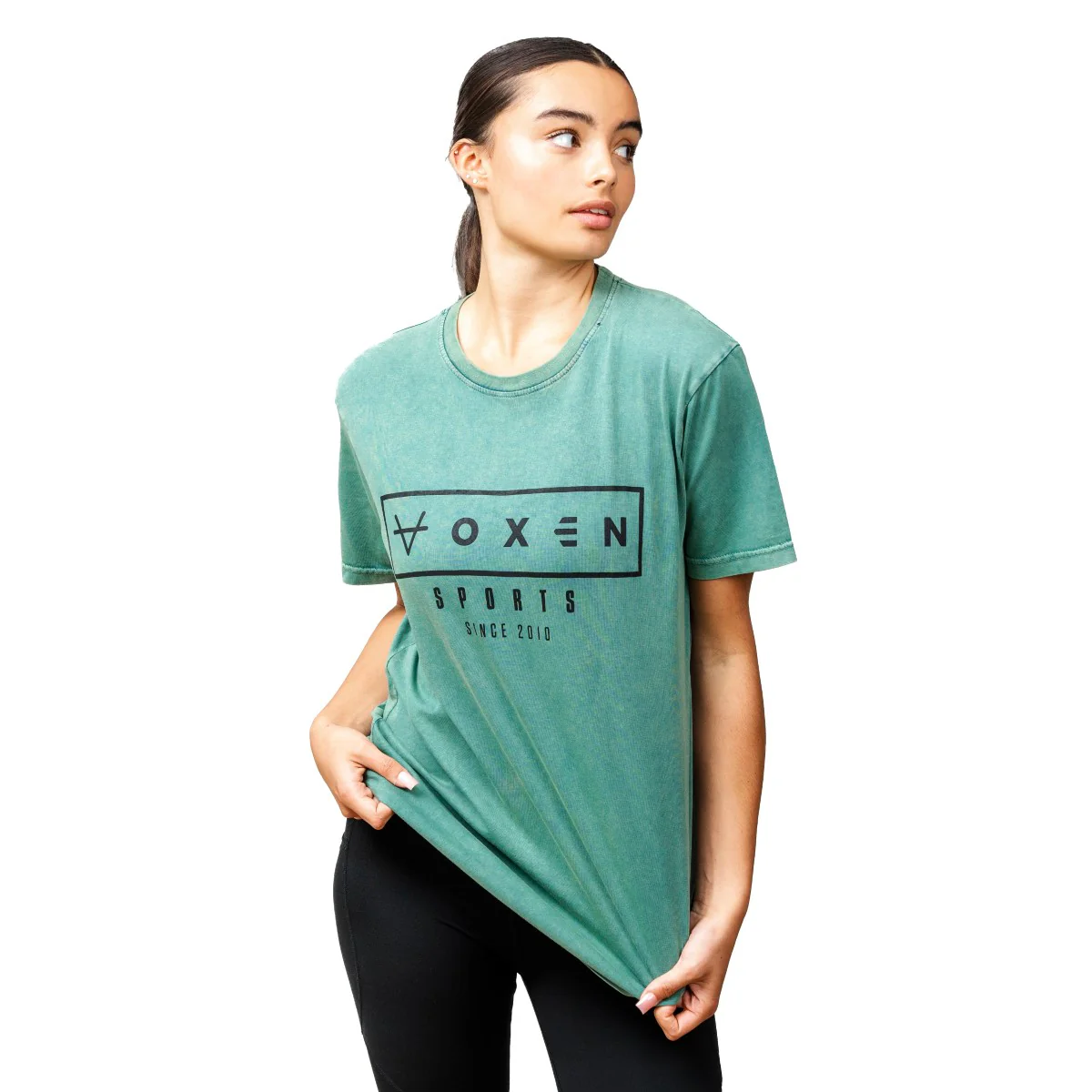 Oxen Est Washed Tee Green - Image 5