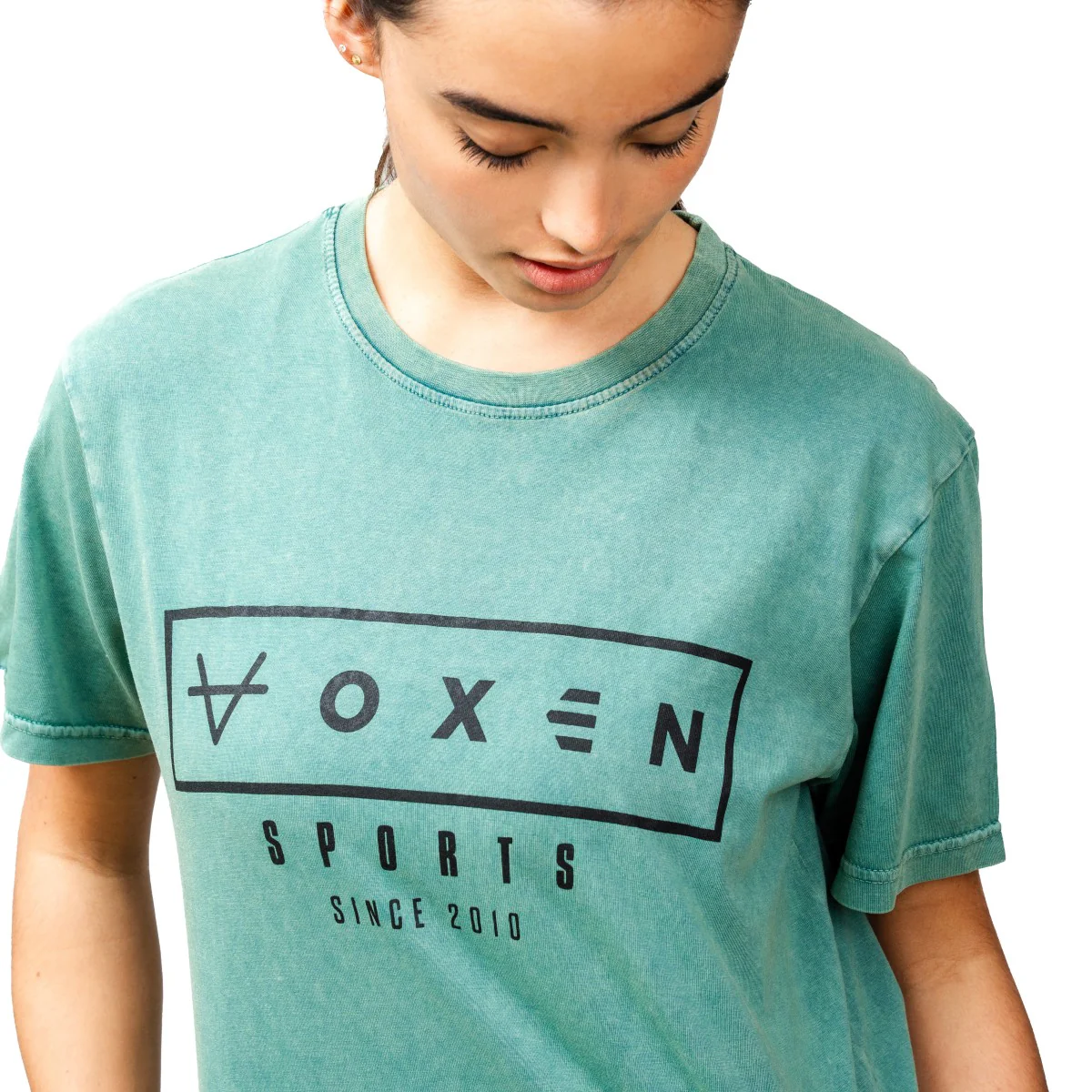 Oxen Est Washed Tee Green - Image 6