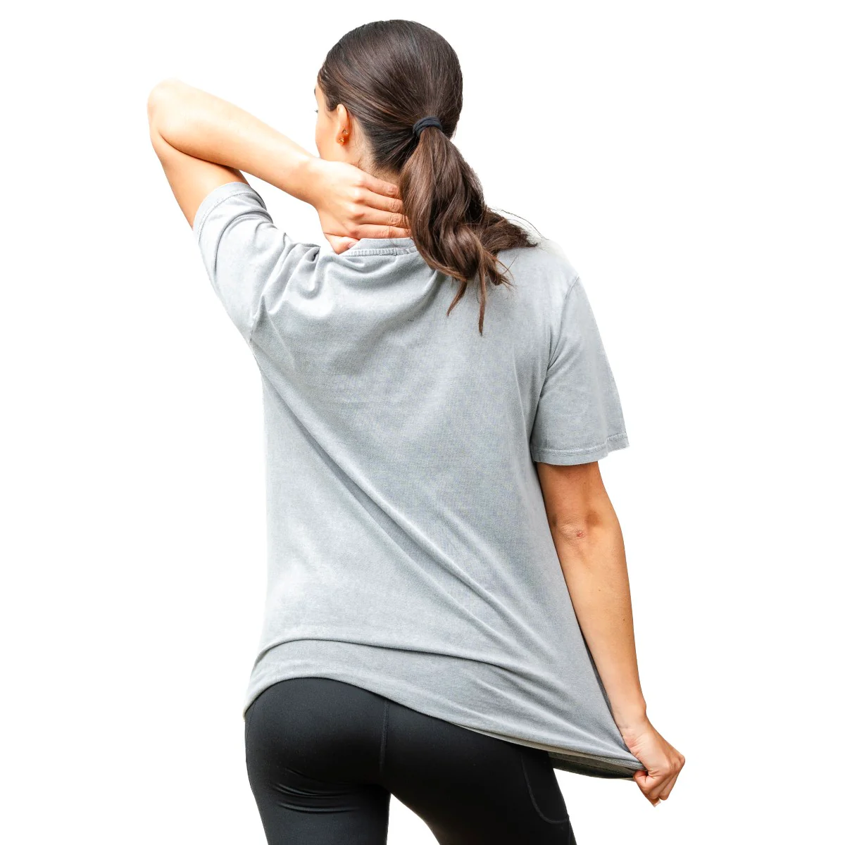 Oxen Est Washed Tee Grey - Image 7