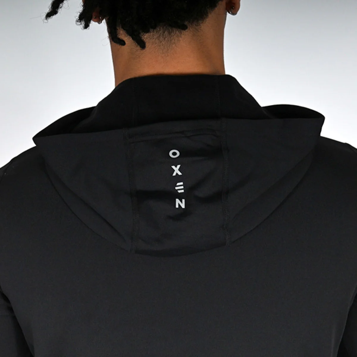 Oxen Mens Endure FZ Performance Hoody Black - Image 3