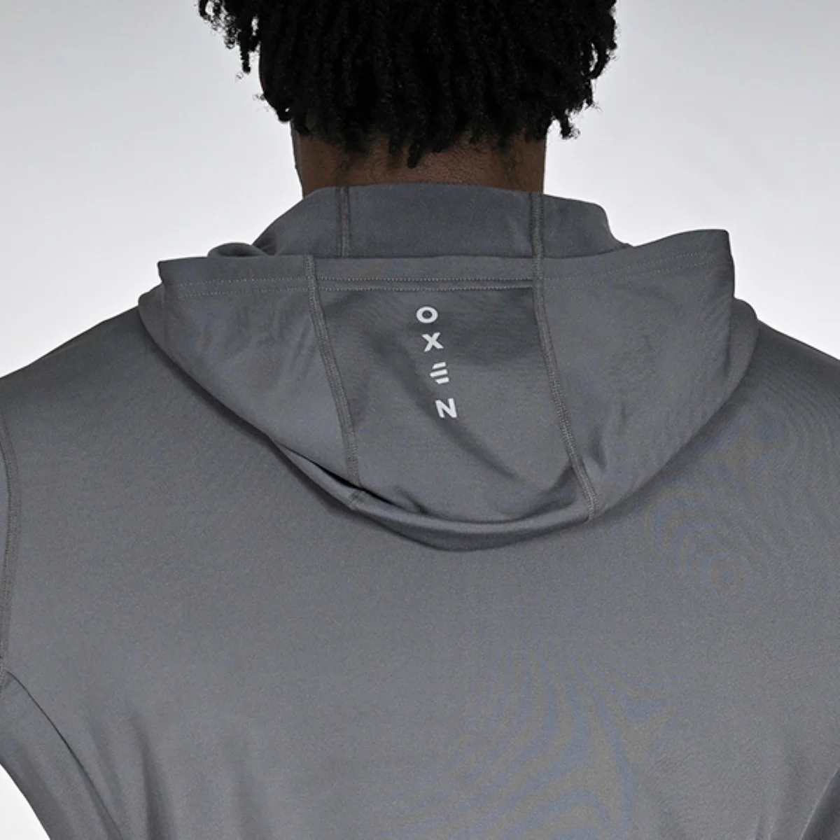 Oxen Mens Endure FZ Performance Hoody Fossil - Image 3