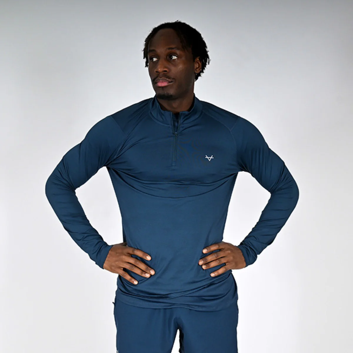 Oxen Mens Endure Performance QZ Midlayer Sapphire