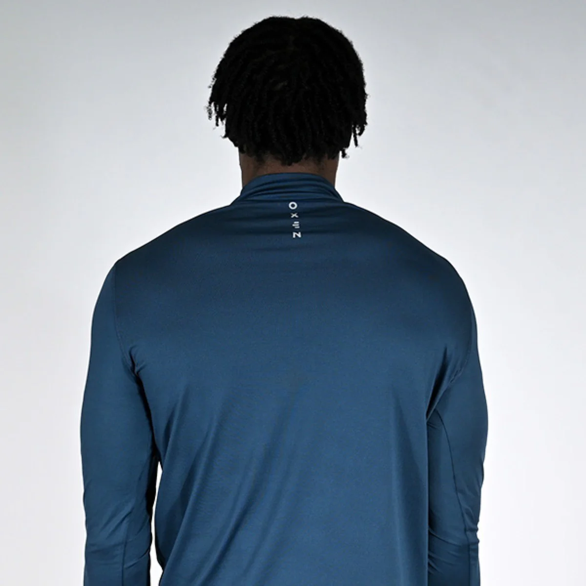 Oxen Mens Endure Performance QZ Midlayer Sapphire - Image 2