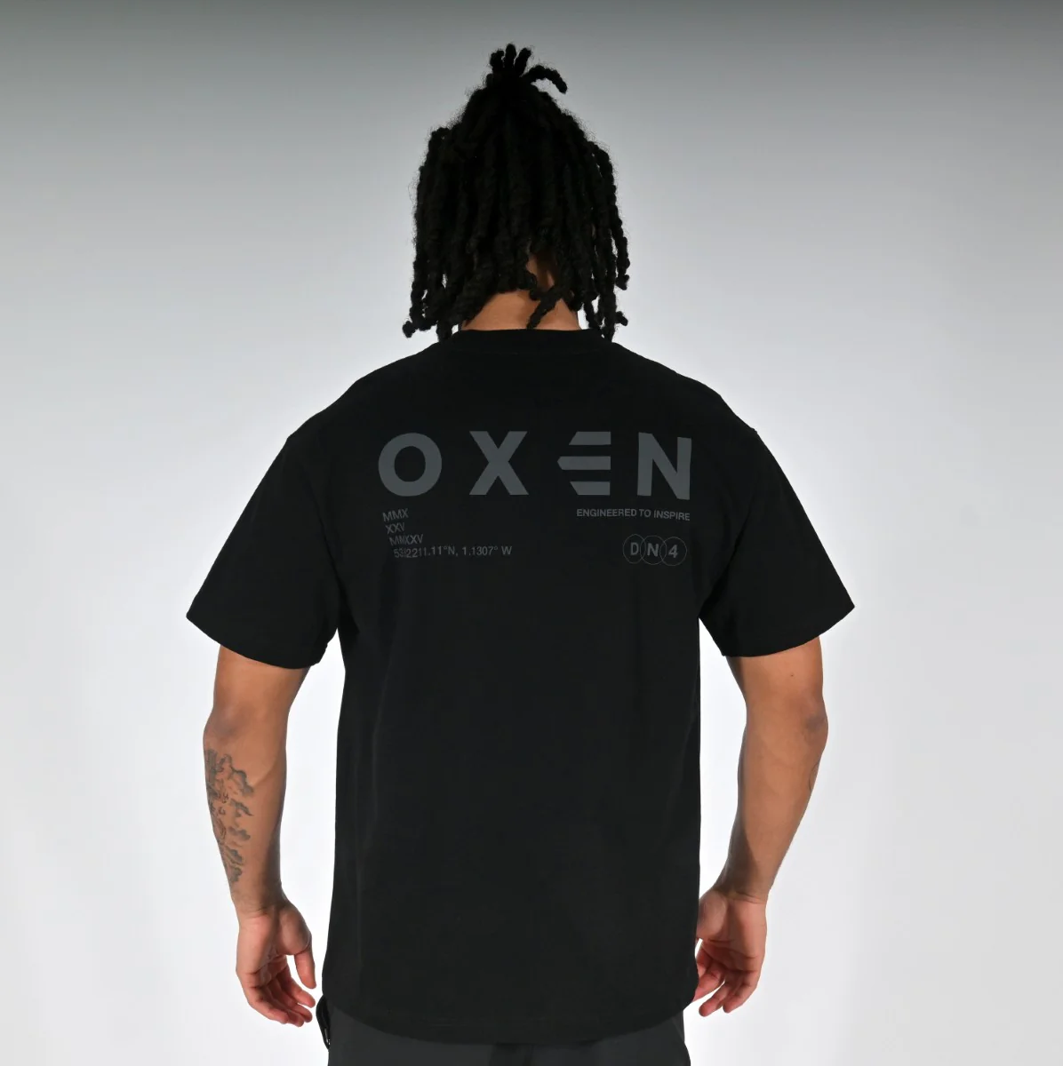 Oxen Oversized Blackout Tee - Image 3