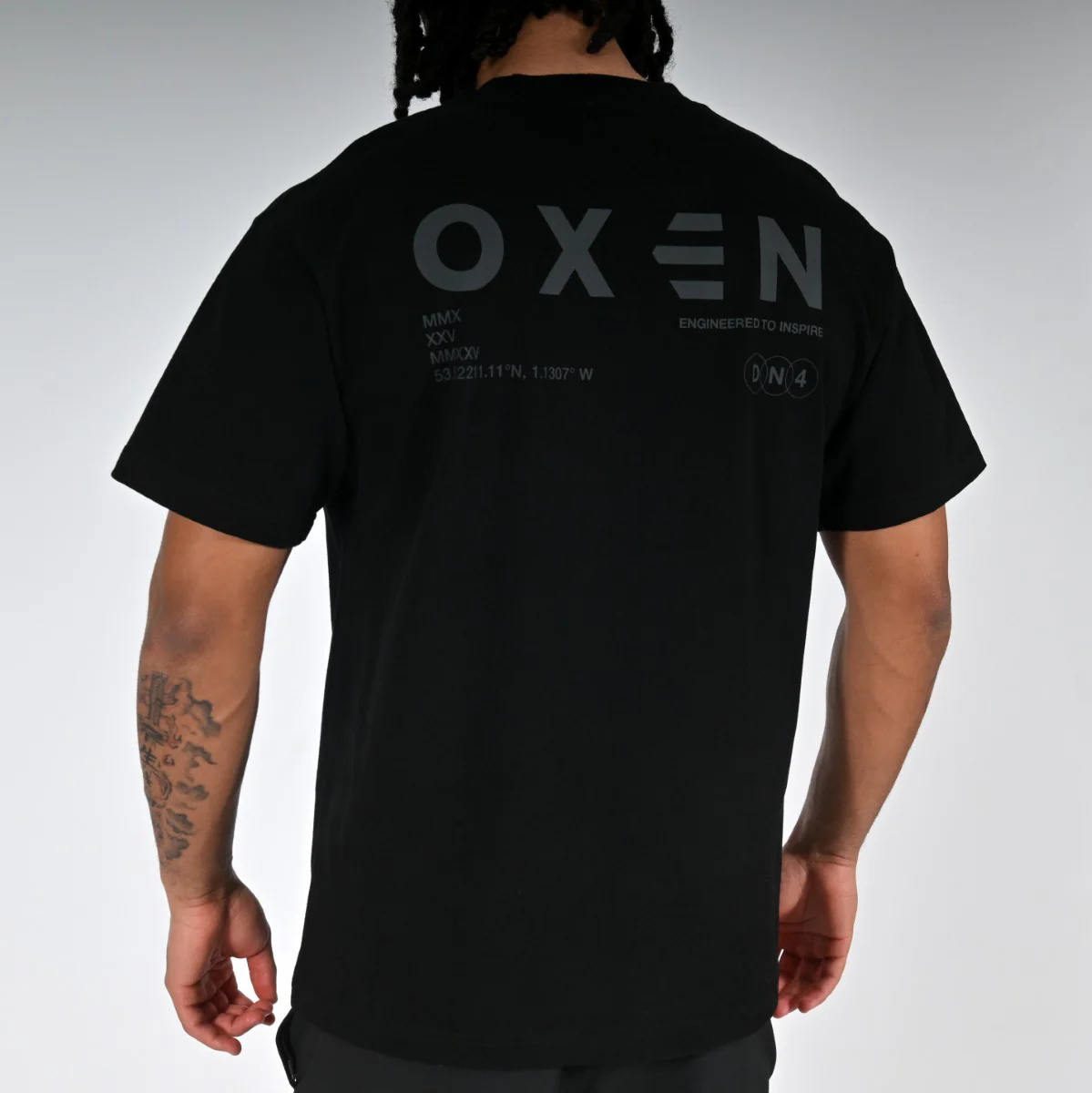 Oxen Oversized Blackout Tee - Image 4