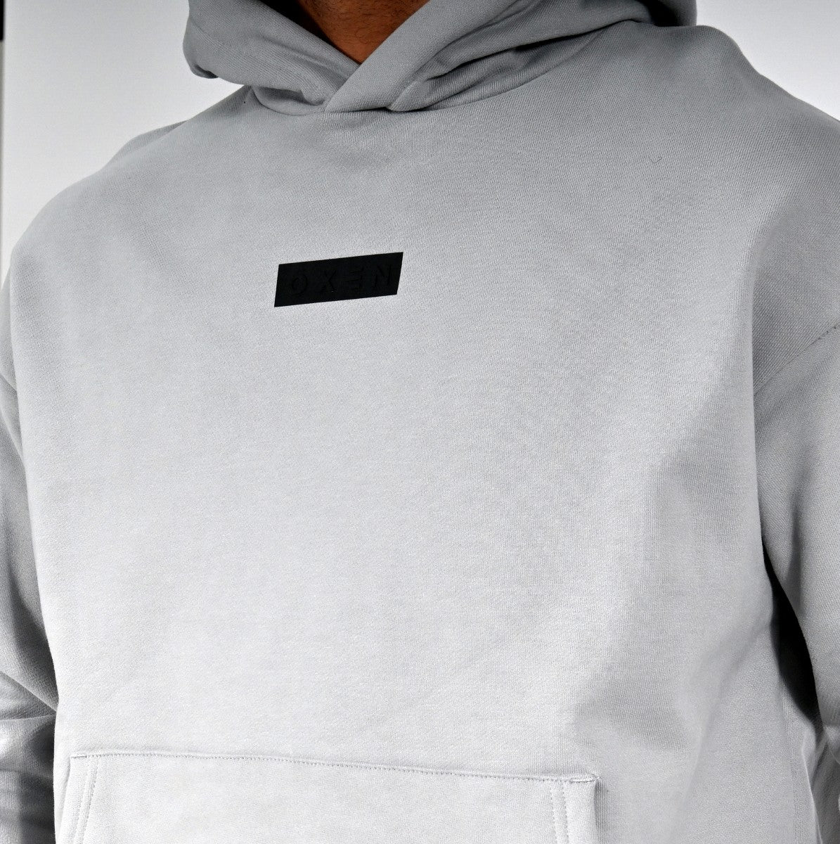 Oxen Oversized Hoody Grey - Image 3