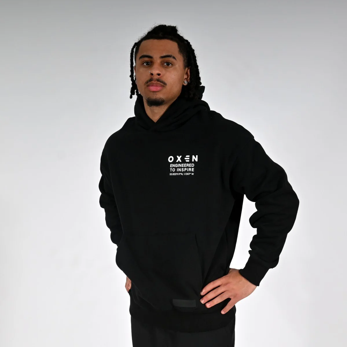 Oxen Oversized MMX Hoody Black - Image 3
