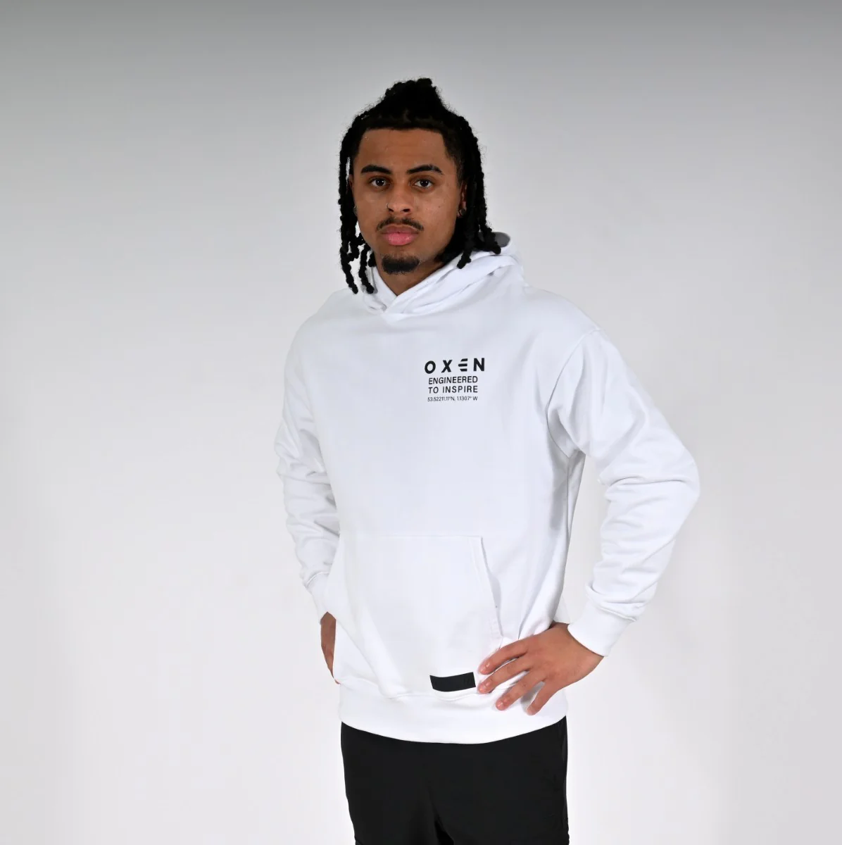 Oxen Oversized MMX Hoody White - Image 3