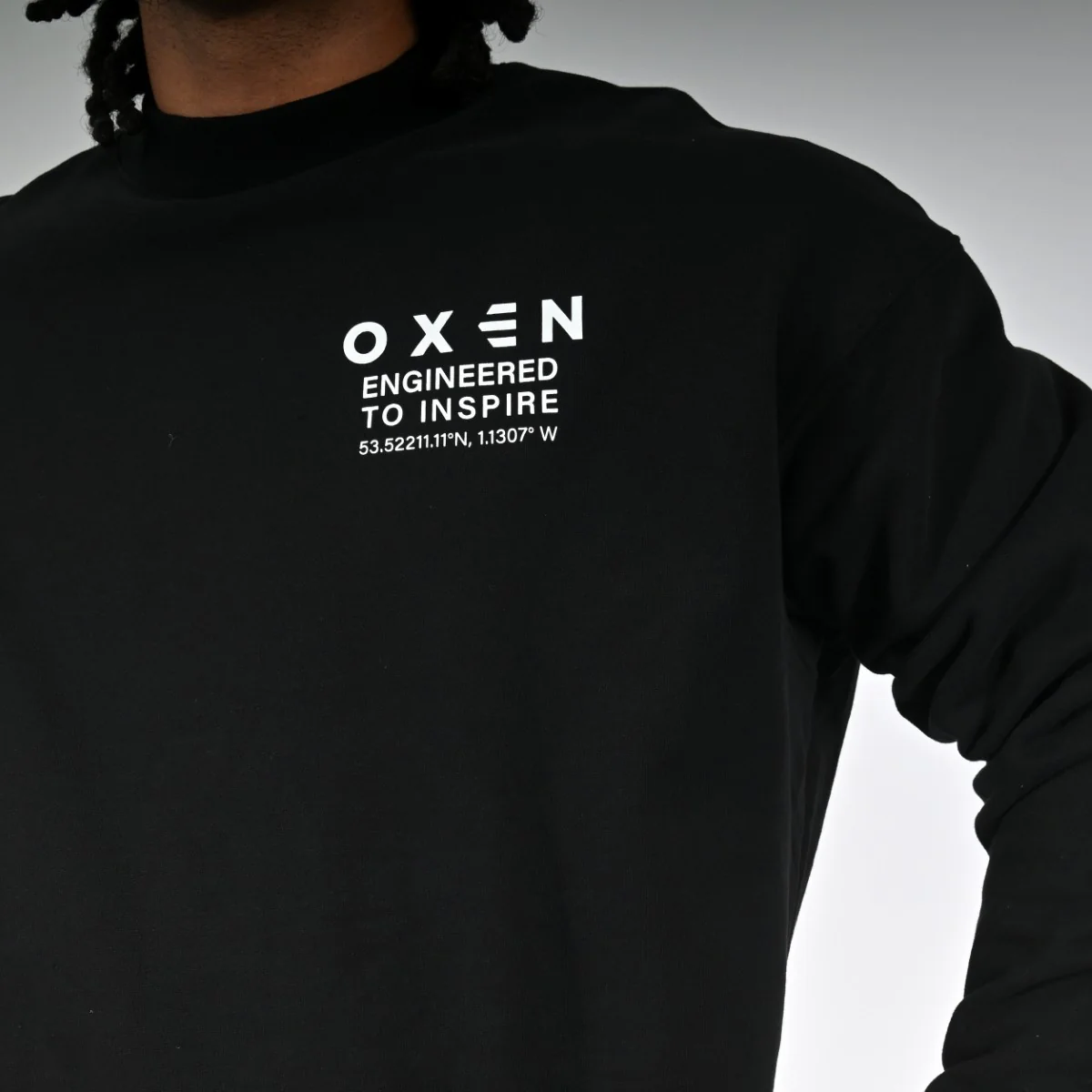 Oxen Oversized MMX Sweat Black - Image 2
