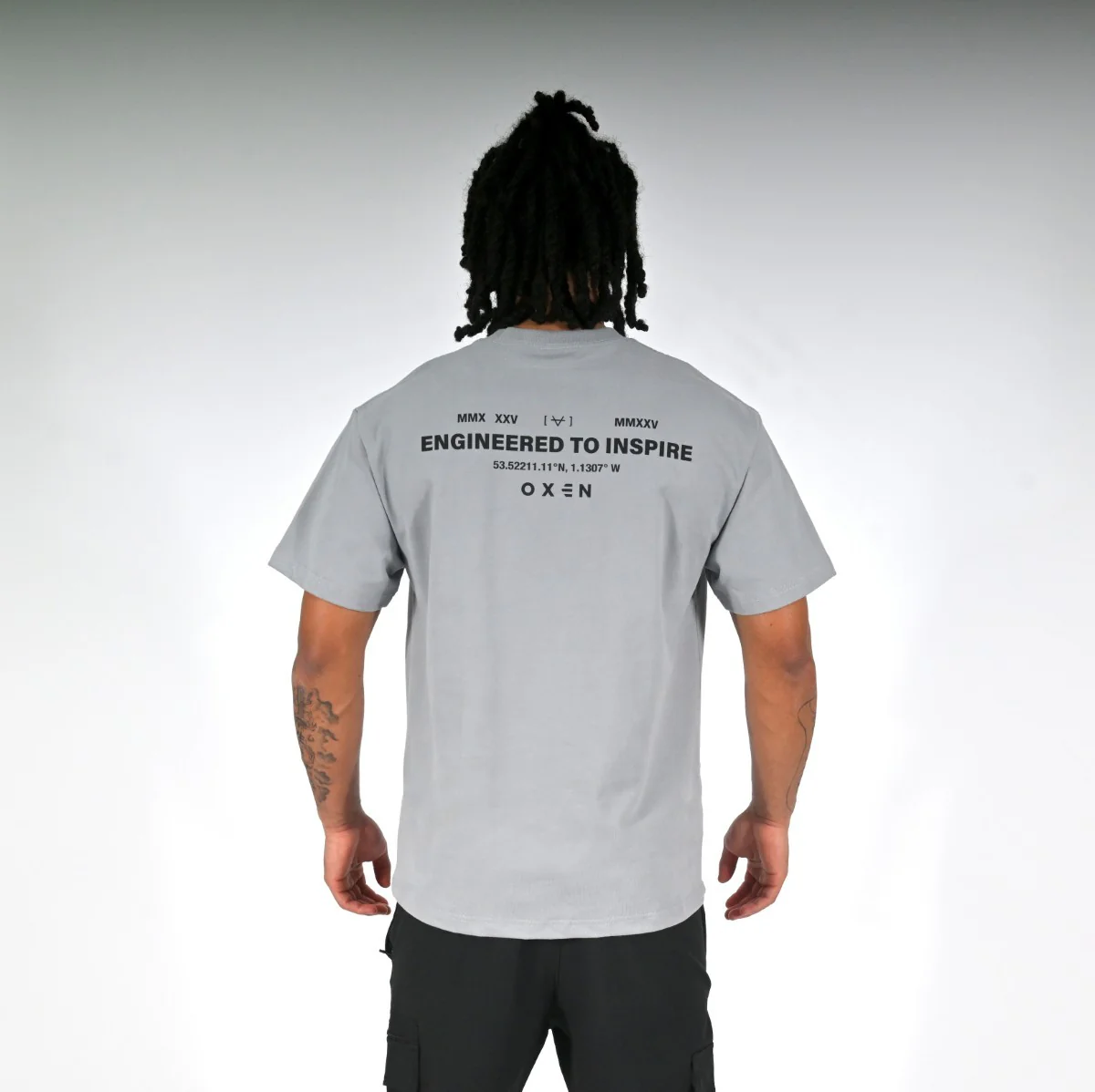Oxen Oversized MMX Tee Grey - Image 5