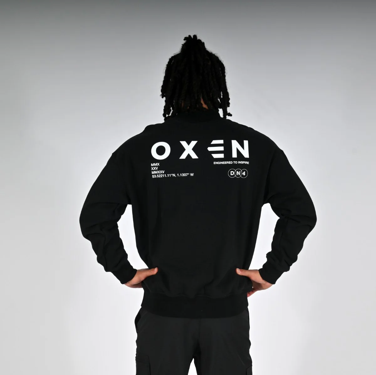 Oxen Oversized Sweat Black - Image 4