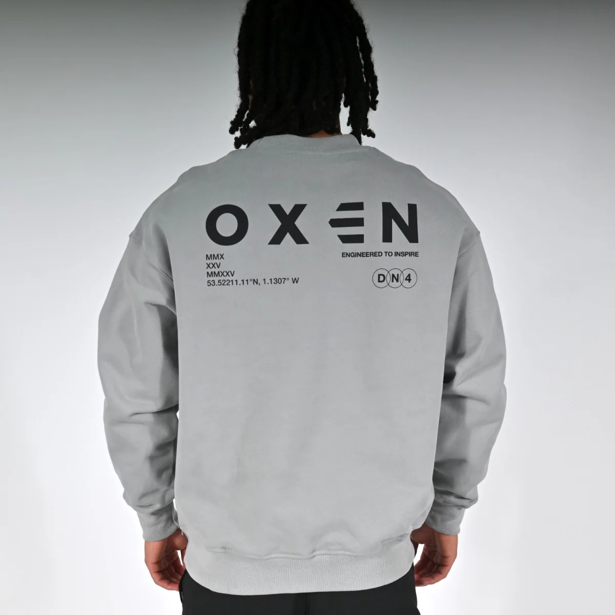 Oxen Oversized Sweat Grey - Image 3