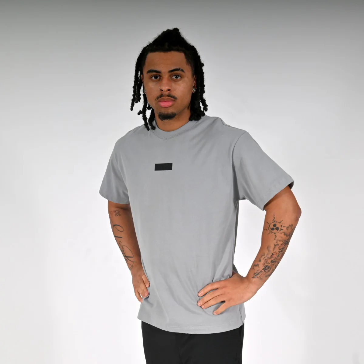 Oxen Oversized Tee Grey - Image 3