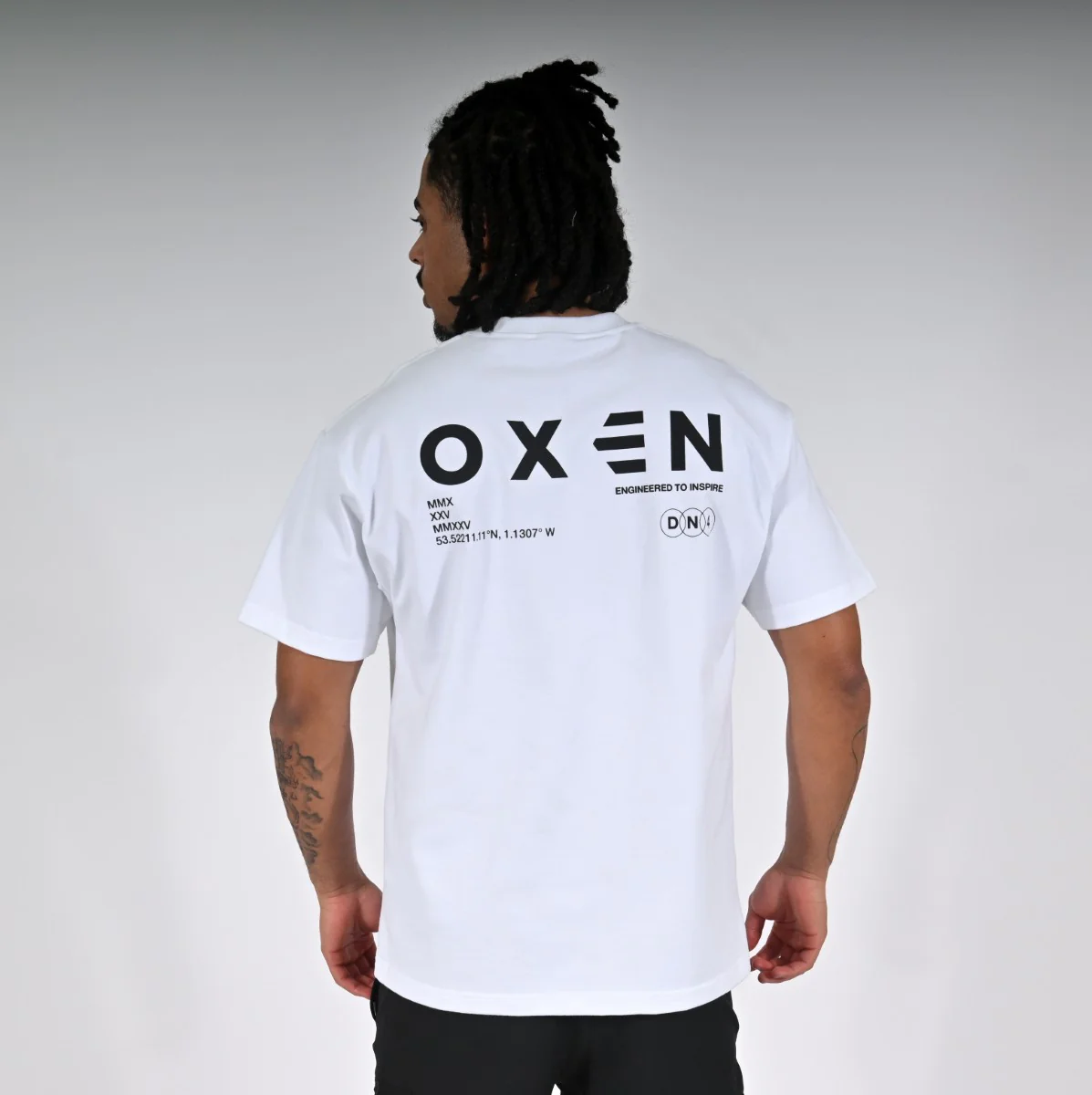 Oxen Oversized Tee White - Image 3