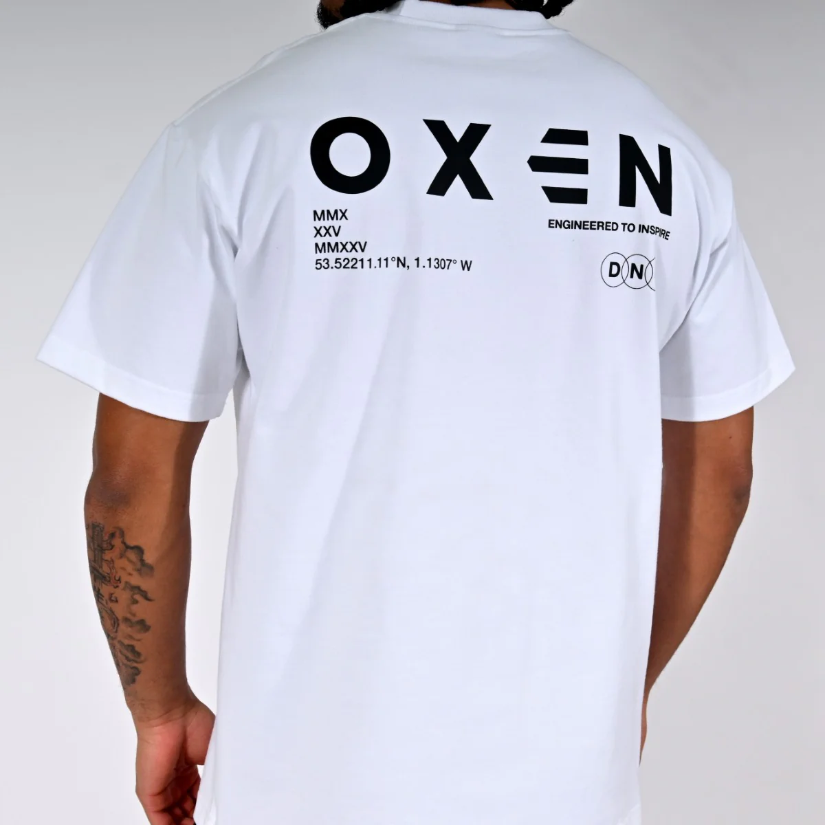 Oxen Oversized Tee White - Image 4