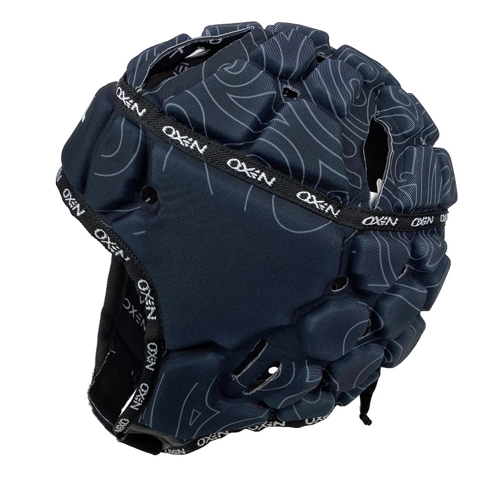 Oxen Pro Headguard Black & Silver - Image 3