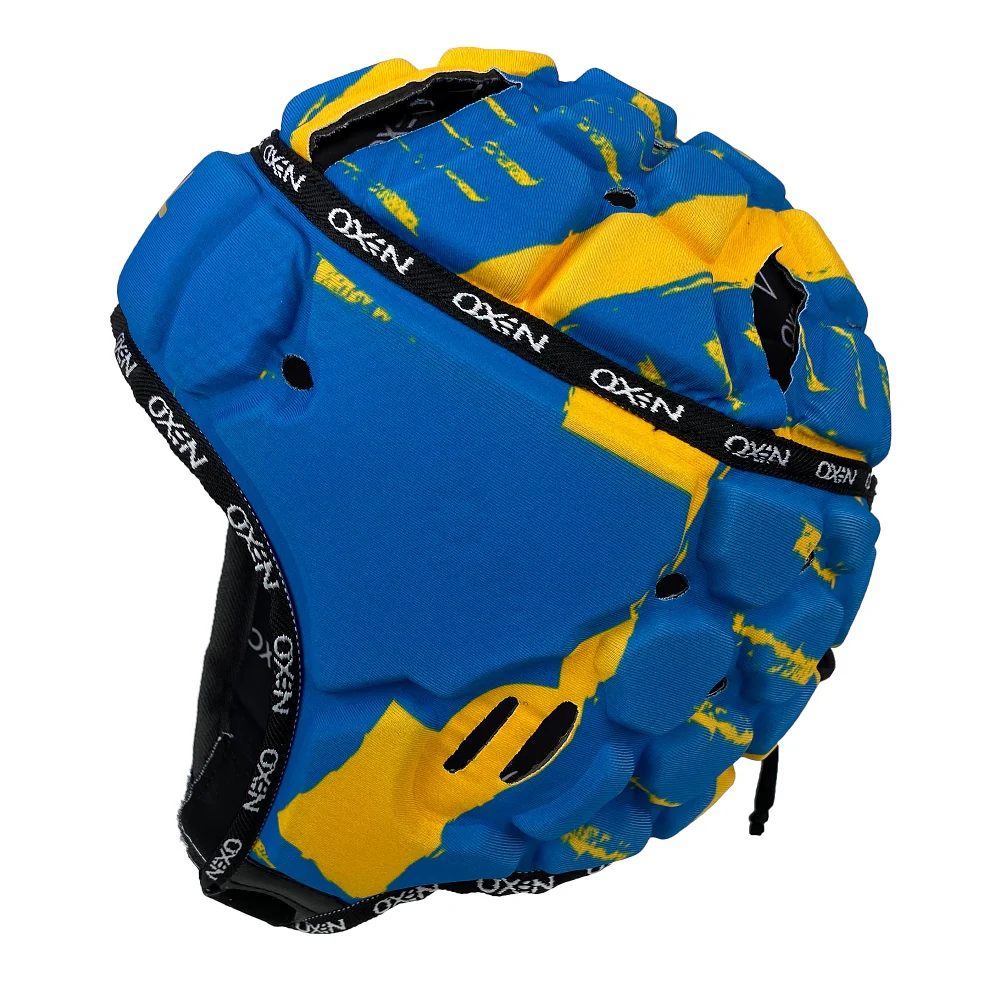 Oxen Pro Headguard Blue & Yellow JNR - Image 3