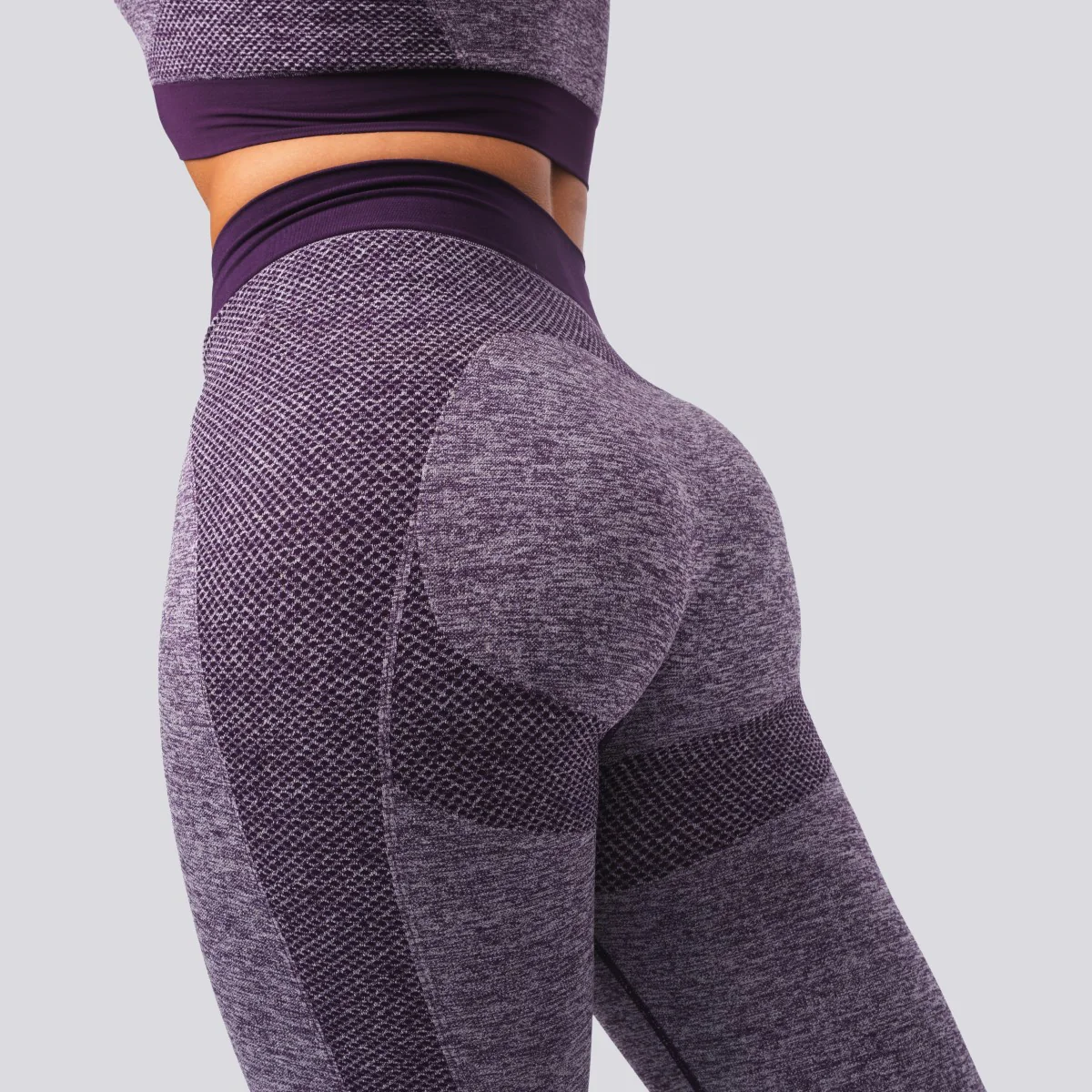 Oxen Seamless Sports Leggings Purple - Image 4
