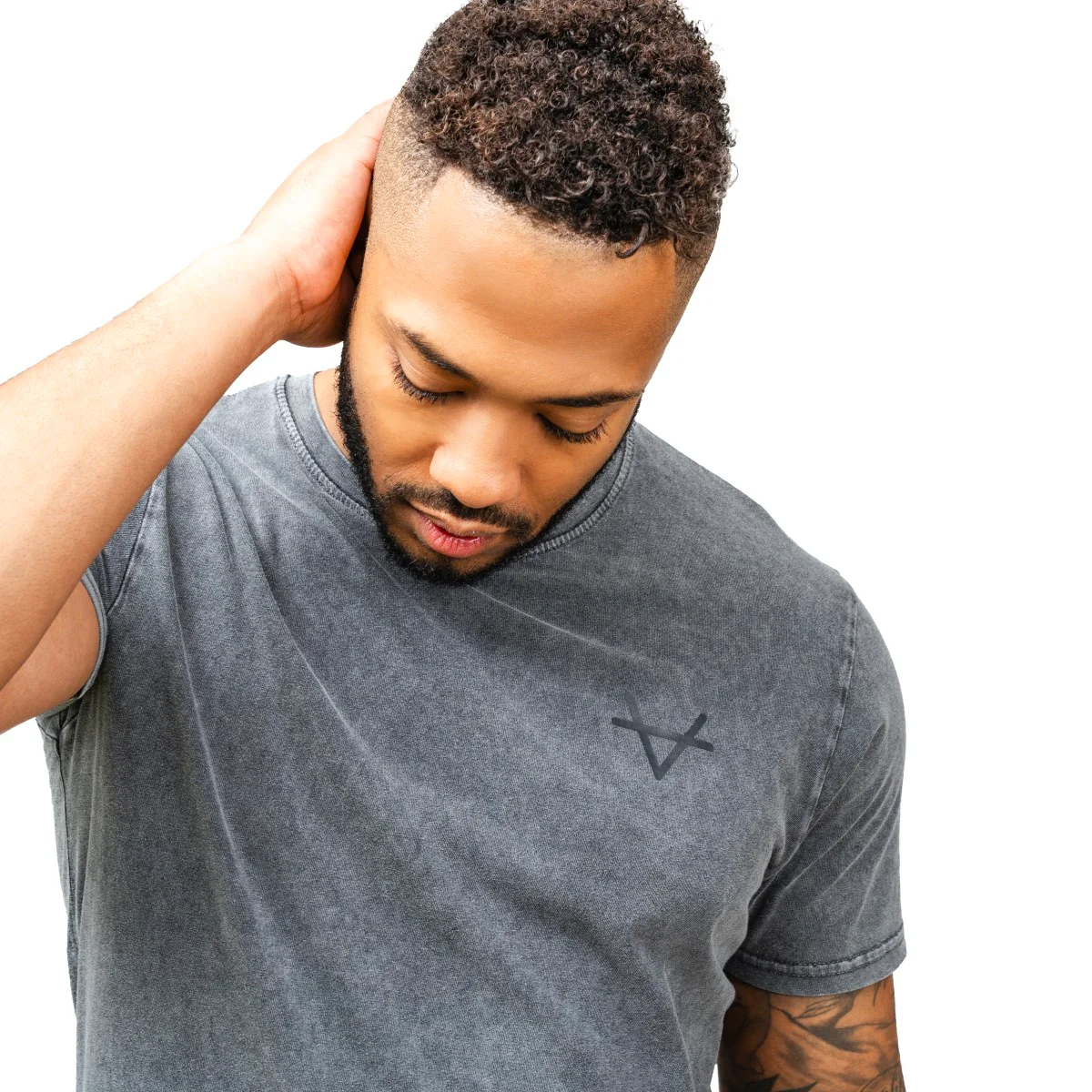 Oxen Washed Tee Black - Image 3