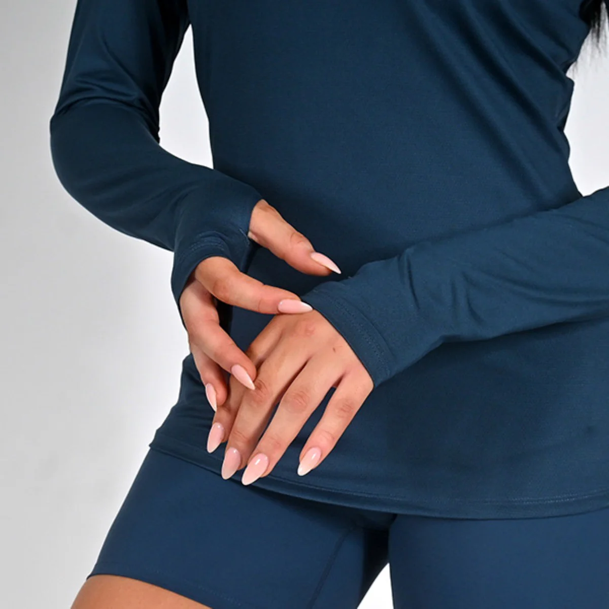 Oxen Womens Endure Performance QZ Midlayer Sapphire - Image 3