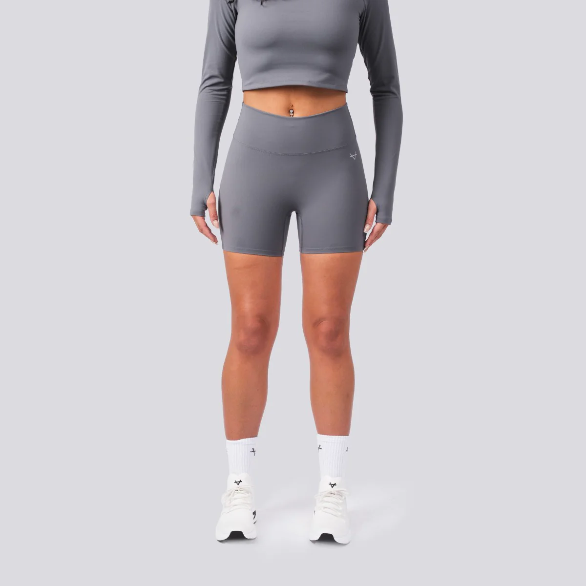 Oxen Womens Endure Sculpt 5" Shorts Fossil