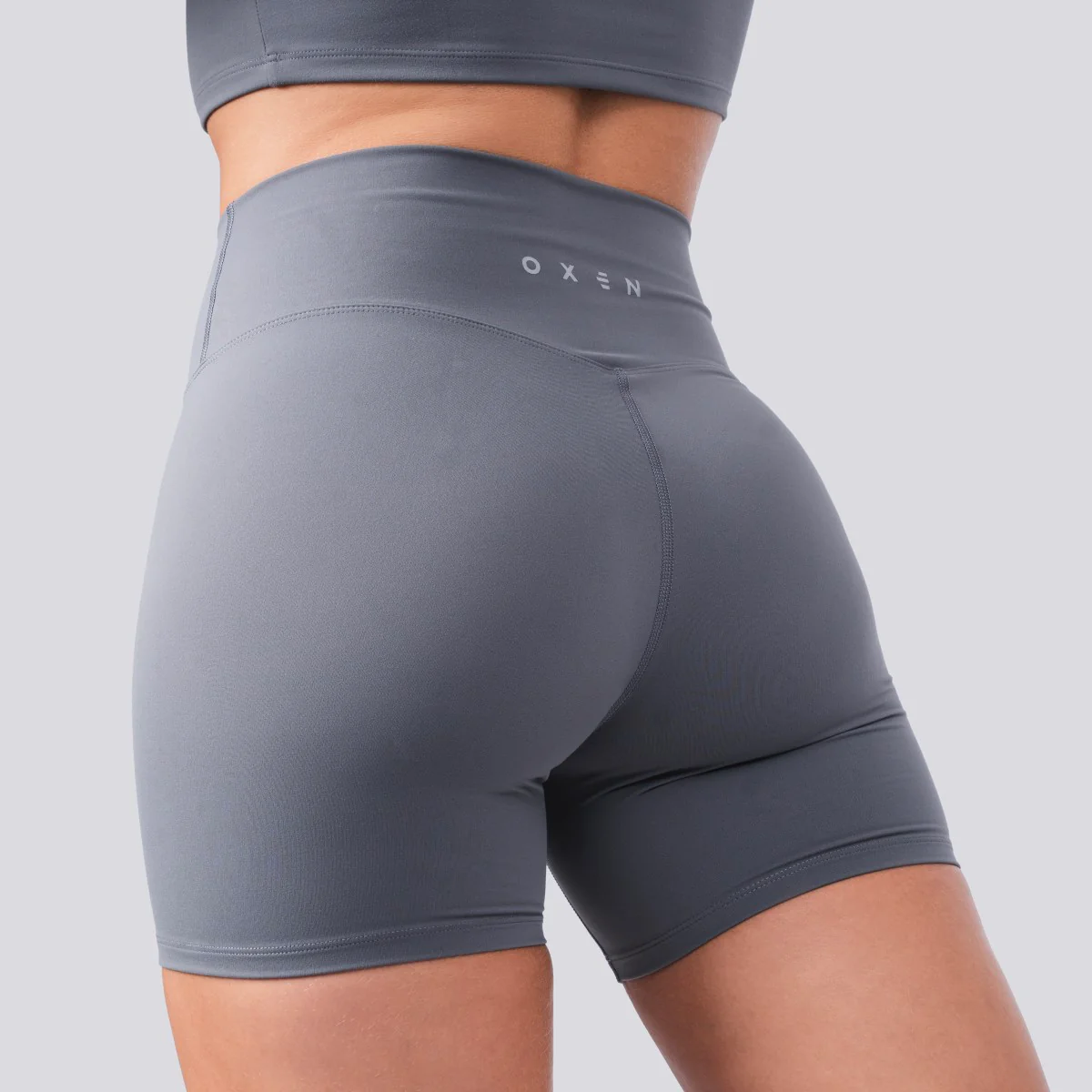Oxen Womens Endure Sculpt 5" Shorts Fossil - Image 3