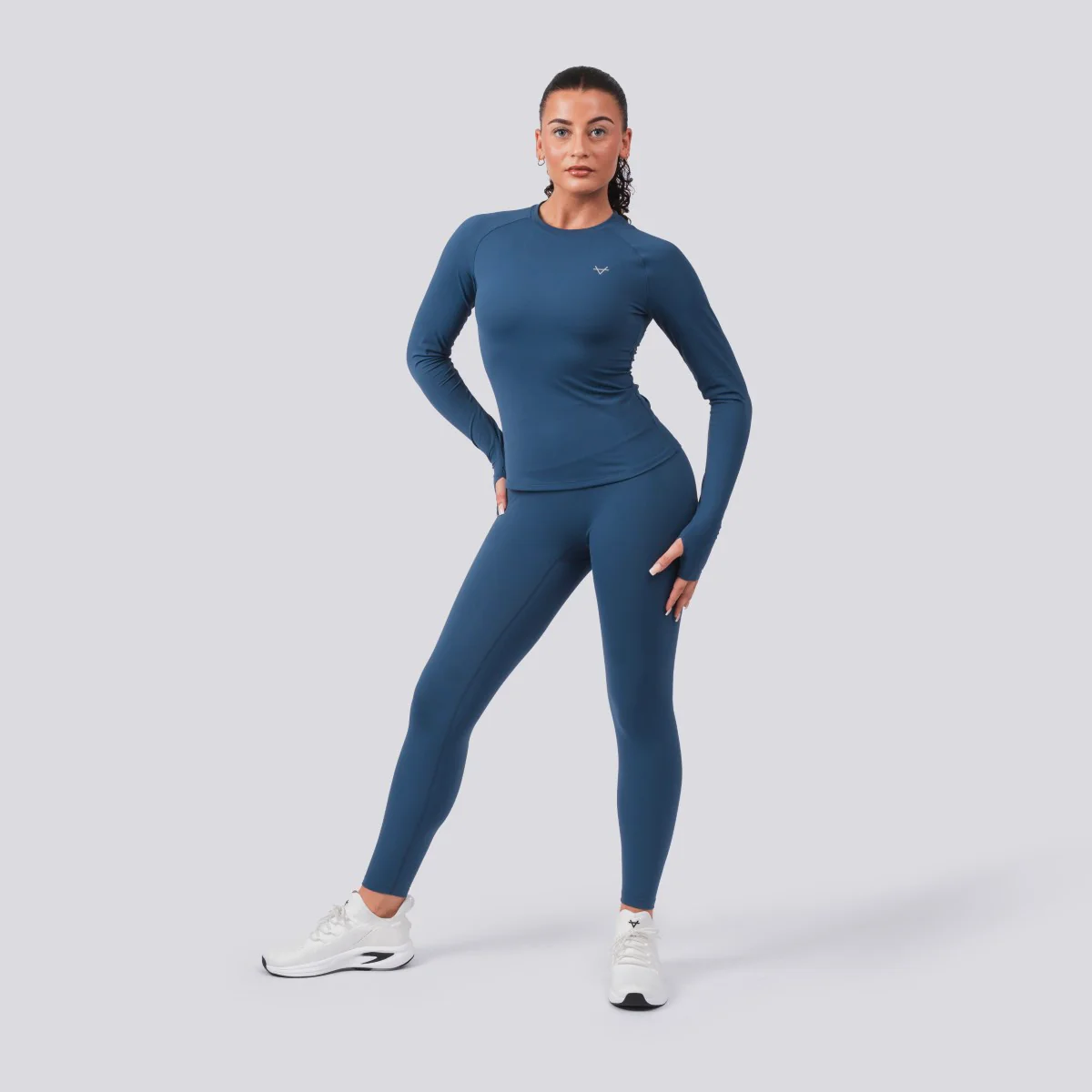 Oxen Womens Endure Sculpt Leggings Sapphire - Image 4